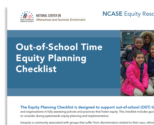 Cover of Out-of-School Time Equity Planning Checklist
