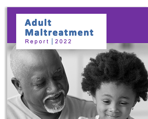 cover for the adult maltreatment report 2022